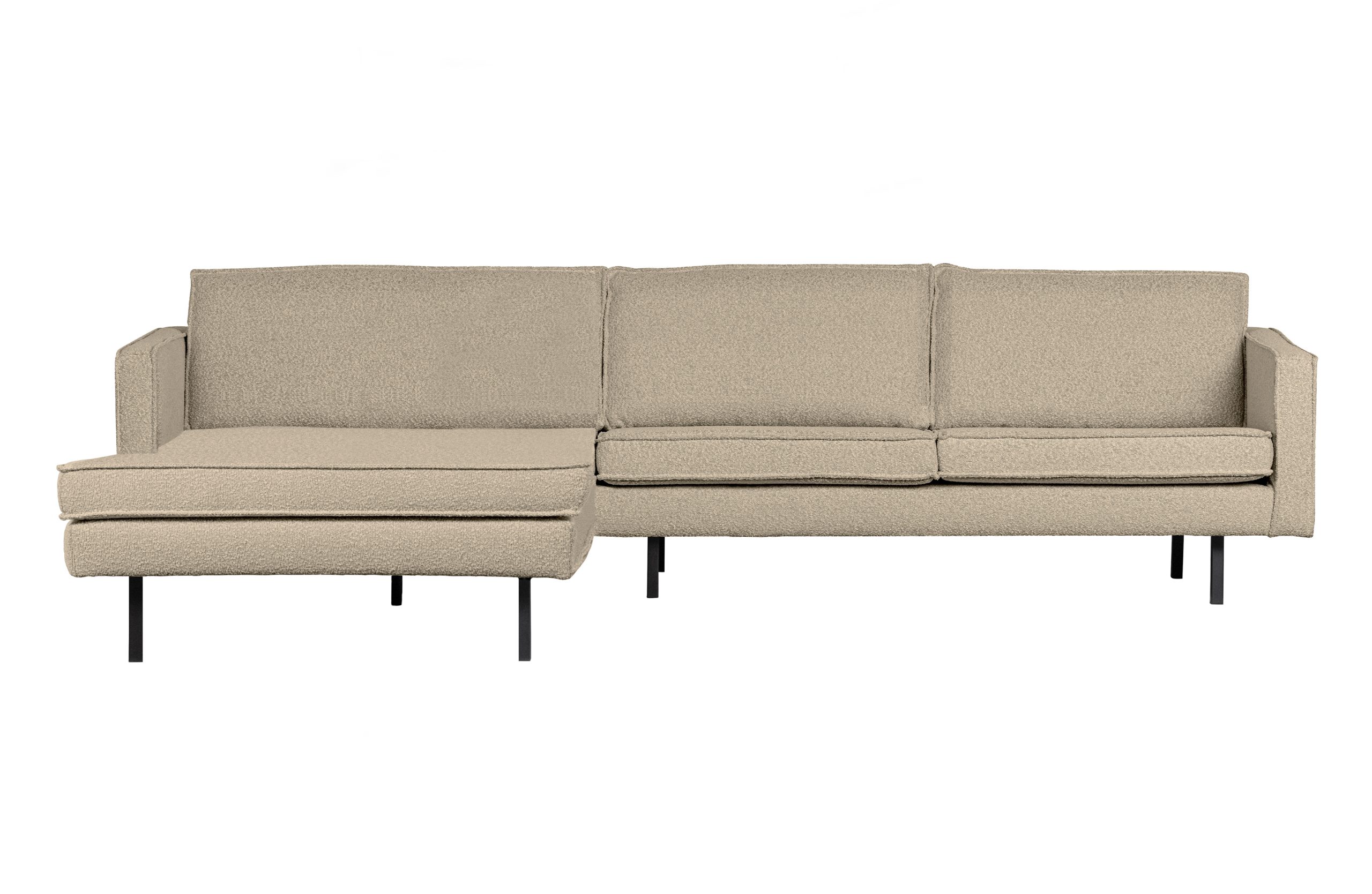 Rodeo Chaise Longue Links BouclÉ Beige