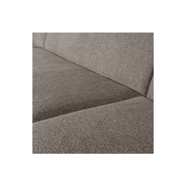 Sloping U-vorm Bank Grijs Melange