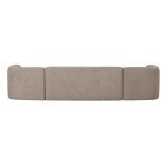 Sloping U-vorm Bank Naturel Melange