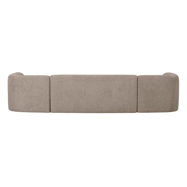 Sloping U-vorm Bank Naturel Melange