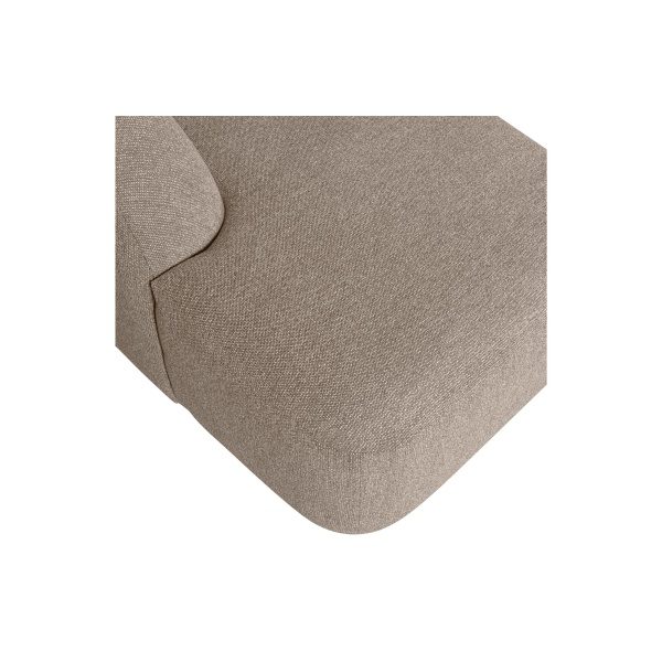 Sloping U-vorm Bank Naturel Melange