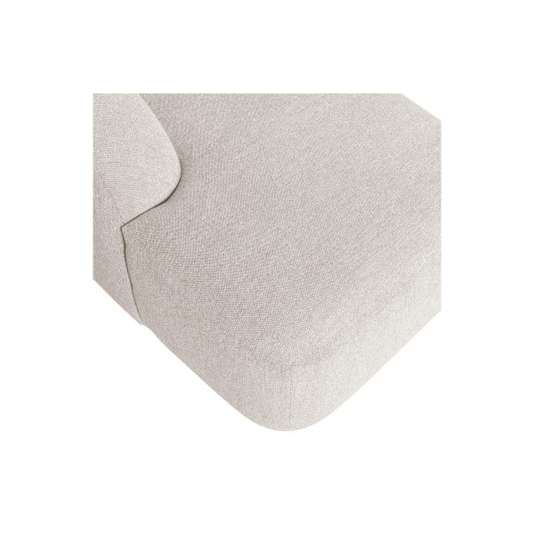 Sloping U-vorm Bank Pearl Melange
