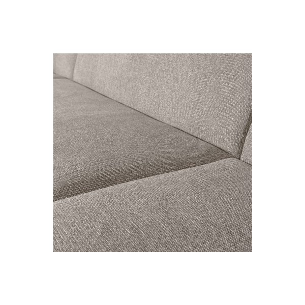 Sloping U-vorm Bank Off White Melange