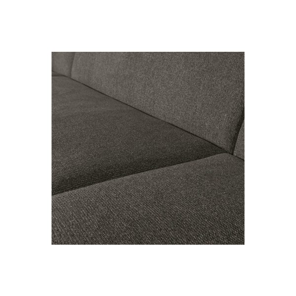 Sloping U-vorm Bank Grijs/zwart Melange