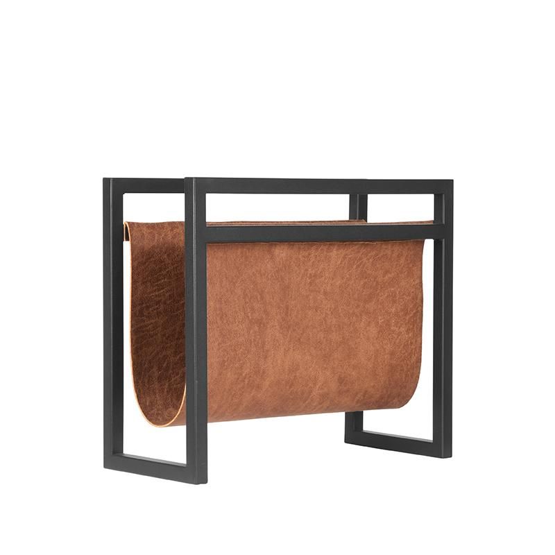 Magazinehouder 45x20x38 cm Bruin