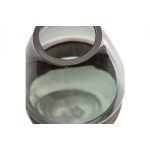 Dave Vaas Glas/hout Blauw/groen 19x15cm