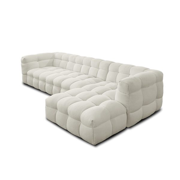 Loungebank Nina Bouclé Naturel Rechts