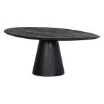 Posture Salontafel Hout Zwart Ø120cm