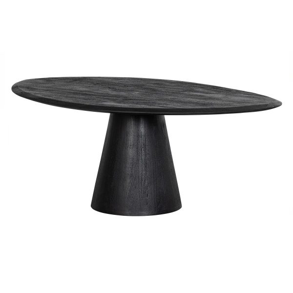Posture Salontafel Hout Zwart Ø120cm