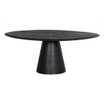 Posture Salontafel Hout Zwart Ø120cm