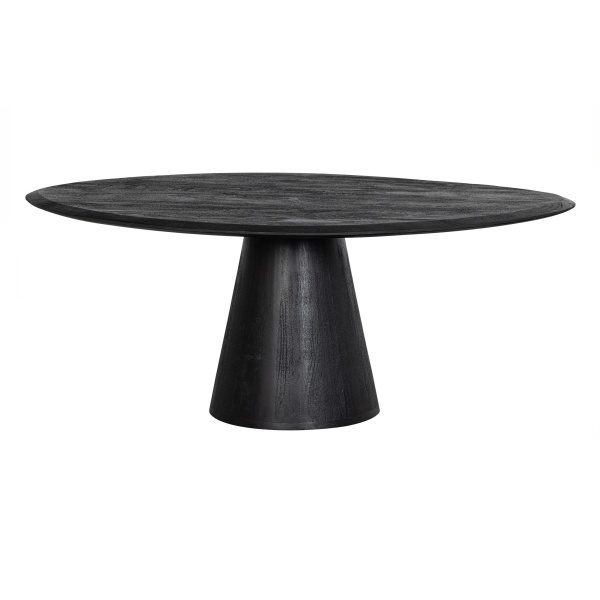 Posture Salontafel Hout Zwart Ø120cm