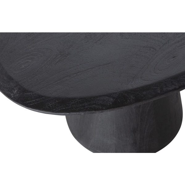 Posture Salontafel Hout Zwart Ø120cm