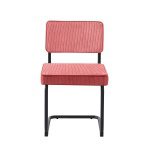 Eetkamerstoel Bauhaus Rib Roze
