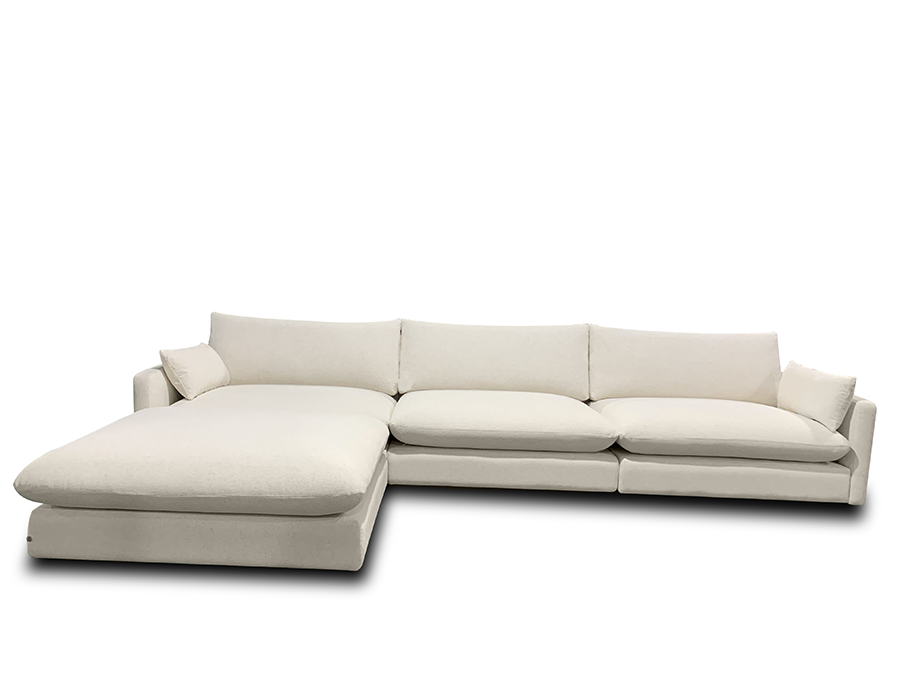 Loungebank Jesper Velvet Taupe Links