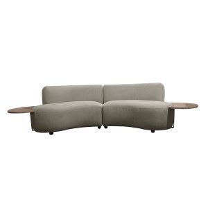 Sofa Blister Stof Naturel + Wood Table