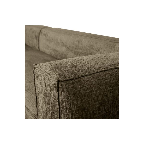 Bean Hoekbank Links Structure Velvet Moss
