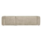 Bean Hoekbank Rechts Structure Velvet Buttermilk