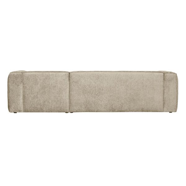 Bean Hoekbank Rechts Structure Velvet Buttermilk