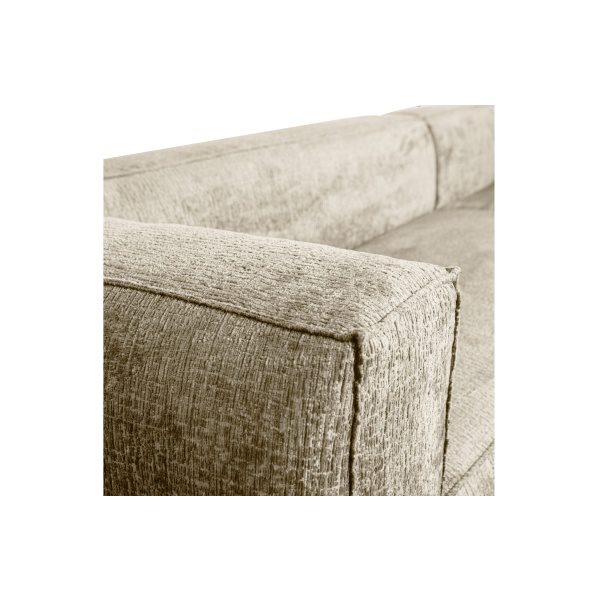 Bean Hoekbank Rechts Structure Velvet Buttermilk