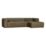 Bean Hoekbank Rechts Structure Velvet Moss