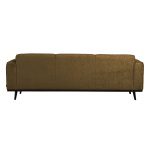 Statement 3-zits Bank 230 Cm Structure Velvet Brass