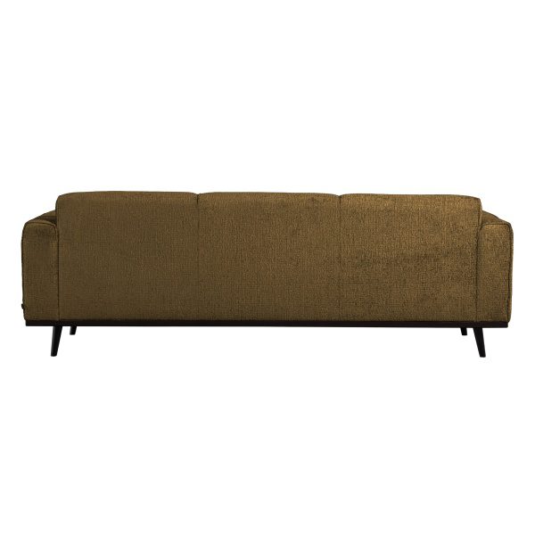Statement 3-zits Bank 230 Cm Structure Velvet Brass