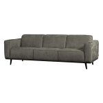Statement 3-zits Bank 230 Cm Structure Velvet Frost