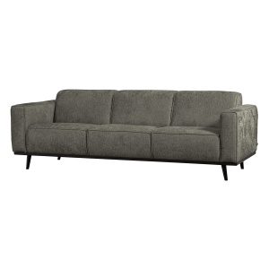 Statement 3-zits Bank 230 Cm Structure Velvet Frost