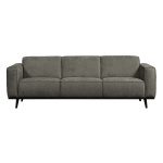Statement 3-zits Bank 230 Cm Structure Velvet Frost