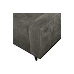Statement 3-zits Bank 230 Cm Structure Velvet Frost