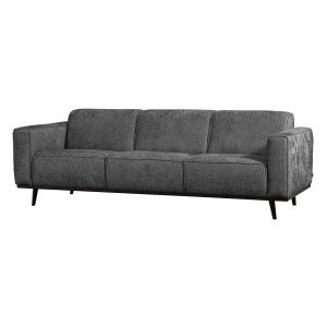 Statement 3-zits Bank 230 Cm Structure Velvet Mountain