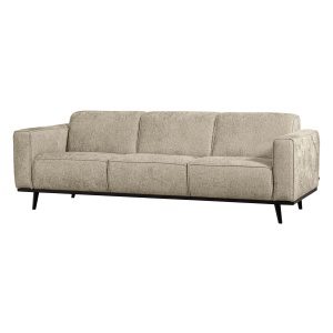 Statement 3-zits Bank 230 Cm Structure Velvet Wheatfield
