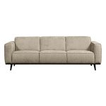 Statement 3-zits Bank 230 Cm Structure Velvet Wheatfield