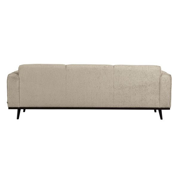 Statement 3-zits Bank 230 Cm Structure Velvet Wheatfield