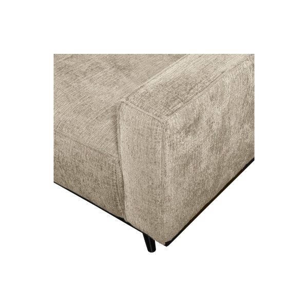 Statement 3-zits Bank 230 Cm Structure Velvet Wheatfield