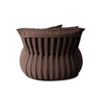 Fauteuil Robby Bouclé Taupe
