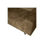 Statement Hoekbank Links Structure Velvet Brass