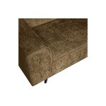 Statement Hoekbank Rechts Structure Velvet Brass