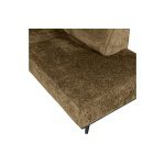 Statement Hoekbank Rechts Structure Velvet Brass