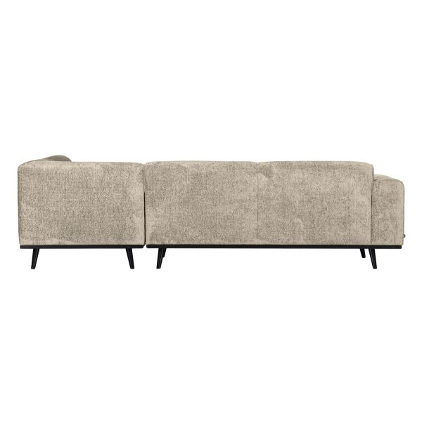 Statement Hoekbank Rechts Structure Velvet Wheatfield