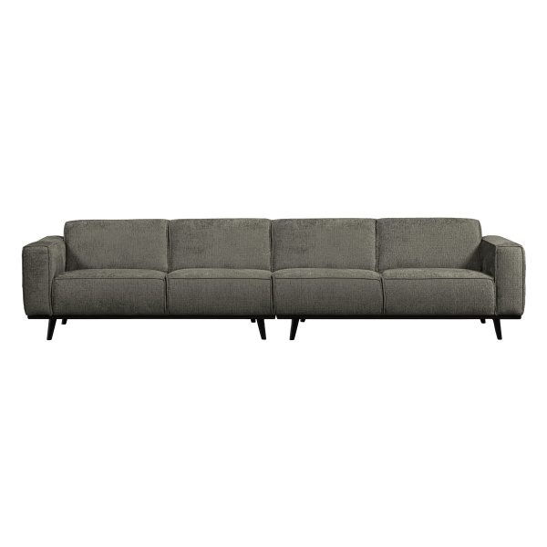 Statement Xl 4-zits Bank 372 Cm Structure Velvet Frost