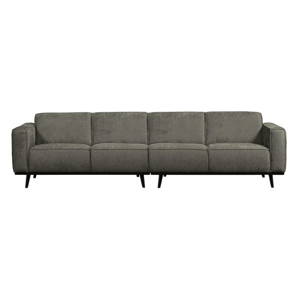 Statement 4-zits Bank 280 Cm Structure Velvet Frost