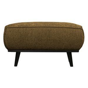 Statement Hocker Structure Velvet Brass