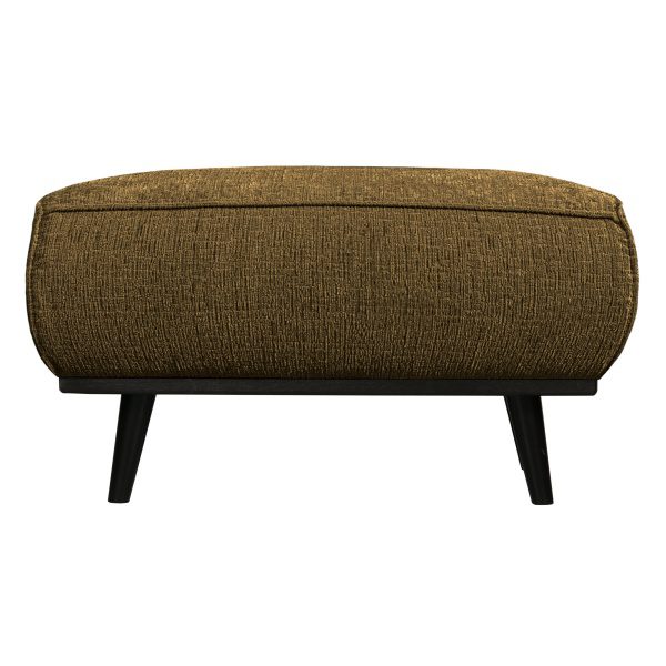 Statement Hocker Structure Velvet Brass
