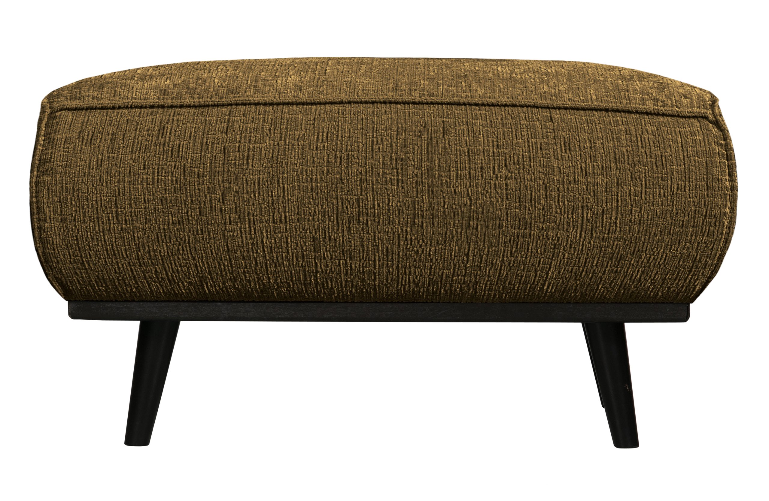 Statement Hocker Structure Velvet Brass