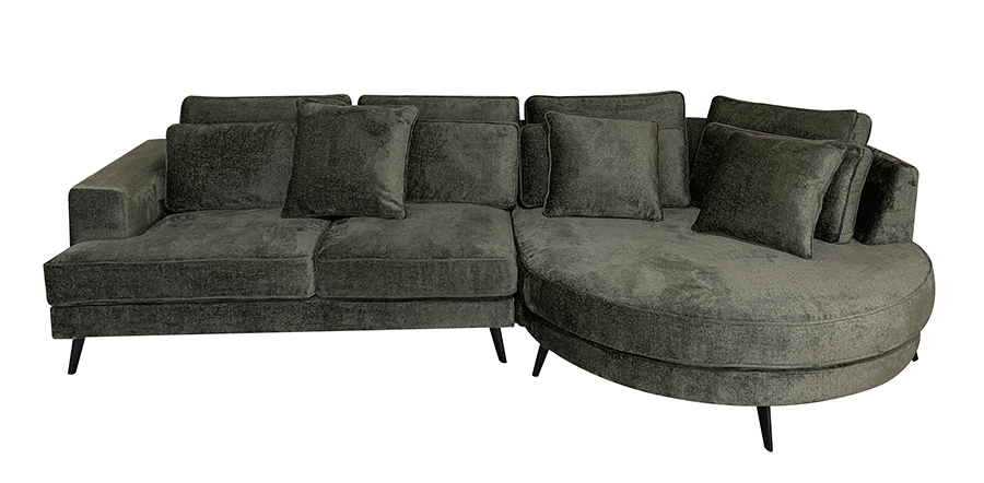 Loungebank Space Groen Rechts