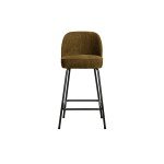 Vogue Barstoel 65cm Structure Velvet Brass
