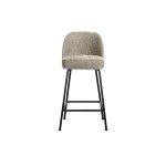 Vogue Barstoel 65cm Structure Velvet Wheatfield