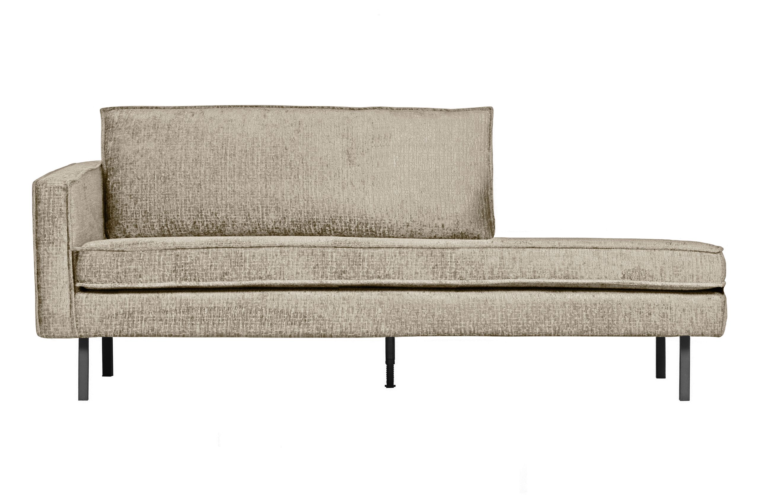Rodeo Daybed Left Structure Velvet Wheatfield