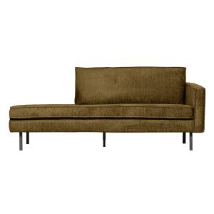 Rodeo Daybed Right Structure Velvet Brass